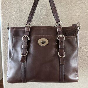 Coach Chelsea Vintage Dark Brown Shoulder Bag